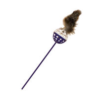 Зооник Дразнилка для кошек с мехом, 37 см.