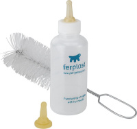 Бутылка с соской и ершиком средняя