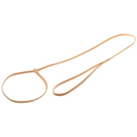 Поводок-затяжка с петлёй [лента-чулок] 5мм*70см [светло-коричневый] 74-2339