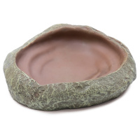 LAGUNA Кормушка для террариума "Камешек" S, 97*67*20мм (M, 112*107*22мм)