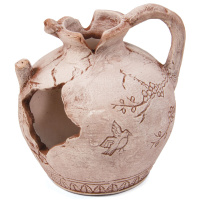 Грот "Ваза Сакура", терракота, 87*80*90мм