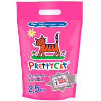 PrettyCat наполнитель комкующий Euro Mix 2,5кг