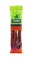 Титбит Кабанос Лакомство для собак Колбаски Говядина 80г [уценка]