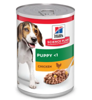 Hills Science Plan влажный корм для щенков с курицей, в консервах - 370 г