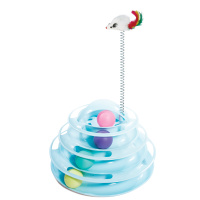 Триол Пирамида развивающая игрушка SMART TOYS для кошек, d250*160/360 мм. (d250*160/360мм)