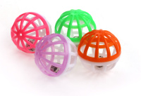 Чистый котик Игрушка для кошек "Мячик-погремушка" 4 см