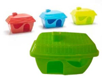 Зоомарк Домик для грызунов пластмассовый цветной