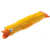 Игрушка латекс L-413 Утка со звуком 19 см Пет лайн