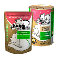 Милый котик Кролик с печенью в соусе 415 г. [уценка]
