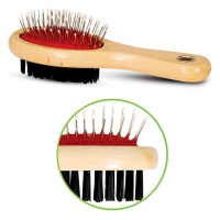 Триол Щетка для животных "Стандарт" двусторонняя, 5,5x17 см