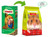 Зоомир Хомка Корм для хомяков, (800 гр)