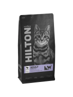 Hilton Сухой полнорационный корм для взрослых кошек с чувствительным пищеварением с индейкой (400 гр)