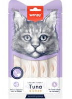Wanpy Cat Лакомство для кошек "нежное пюре" из тунца и краба ПОШТУЧНО