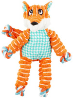 Kong игрушка для собак Floppy Knots Лиса малая 24х15 см