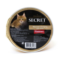 Secret Премиум консервы для котят паштет мясное ассорти [ламистр] 125 г.