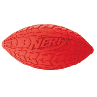 Nerf Мяч для регби резиновый пищащий 15 см. [серия "Шина"]