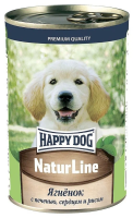 Happy Dog Natur Line Ягненок с печенью, сердцем и рисом для щенков [НФКЗ] - 0,41 кг