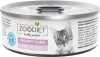 Zoodiet Корм диетический для кошек С индейкой и телятиной [здоровье МВП] 100 г консервы