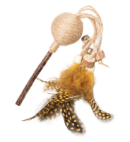 Игрушка для кошек из мататаби "Леденец на палочке", d40/270мм, серия NATURAL, Triol