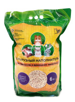 Золотой кот 6л Кукурузный наполнитель д/домаш.животных