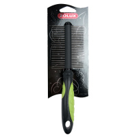 Zolux Расческа двухсторонняя с пластиковой ручкой