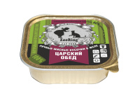 ZOORING Консервы для кошек желе, Царский обед 100 г.