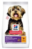 Hills сух.д/собак миниатюрных пород с чувствительным пищеварением Курица (1,5кг)