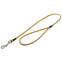 Поводок с карабином круглый 6 мм*70 см [золото] 73-0891