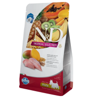Сухой корм Farmina N&D Tropical Selection Chicken Adult Mini, для взрослых собак мелких пород с курицей (1,5 кг)