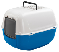 Туалет для кошек PRIMA синий угольный закрытый