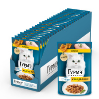 Гурме Перл Желе Делюкс пауч 75г курица