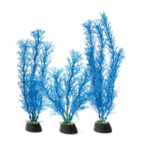 Растения "Амбулия" [набор 3шт] бело-розовые, 100мм, 200мм, 300мм, Laguna