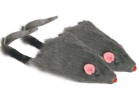 Триол Игрушка для кошек,"Мышь" мягкая М003NG, 70-75 мм