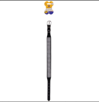 Амуниция Ошейник со стразами "#На стиле", 2см черный (размер XS, 20*25см)