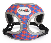 CAMON Шлейка регулируемая с поводком для собак мелких пород двухцветная