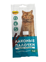 Мнямс палочки для кошек индейка+цыпленок 5г. ПОШТУЧНО