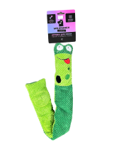 Игрушка Mr.Kranch для собак "Червячок" с карманами под лакомство 70 см зеленая