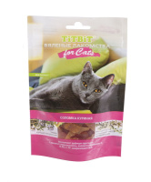 TiTBiT Вяленые лакомства для кошек, соломка куриная, 50 г.