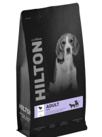 Hilton сухой корм взрослых собак мелких пород с индейкой, гипоаллергенный с пребиотиками (3 кг)