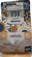 VIDA NATIVA сухой корм для взрослых стерилизованных кошек из курицы с овощами (400 гр)