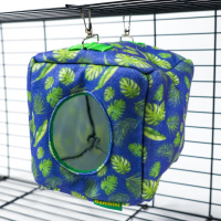 Домик-гамак подвесной из фетра Bambini Pets «Куб» для грызунов и хорьков 16*16*16 см