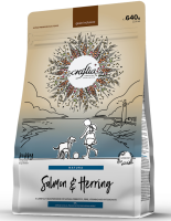 Акция 1+1 Сухой корм CRAFTIA NATURA для щенков средних и крупных пород из лосося и сельди 640 гр