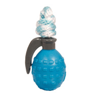 Игр. д/с из цельной литой резины "Граната с веревкой" 120мм BW437