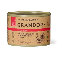 GRANDORF Консервы для собак Паштет из индейки 200 г