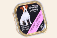 Натуральная формула для собак 100 г Куриные желудки в желе ламистер