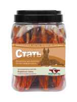 Грин Кьюзин Лакомство для собак СТАТЬ, Сушеное мясо индейки на воловьей коже ПОШТУЧНО