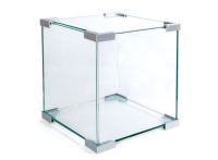 Аквариум Crystal, серебристый, 15л, 250*250*250мм, Laguna