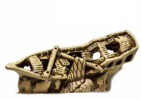 Грот Корабль на грунте 25x10x11см Аква Лого