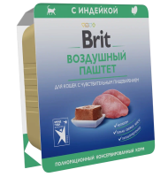Brit Premium Воздушный паштет Индейка для кошек с чувствительным пищеварением, 100 г.