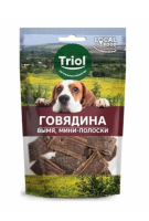 Триол Лакомство Вымя говяжье "Мини-полоски" для собак мини пород, 50г 10171172